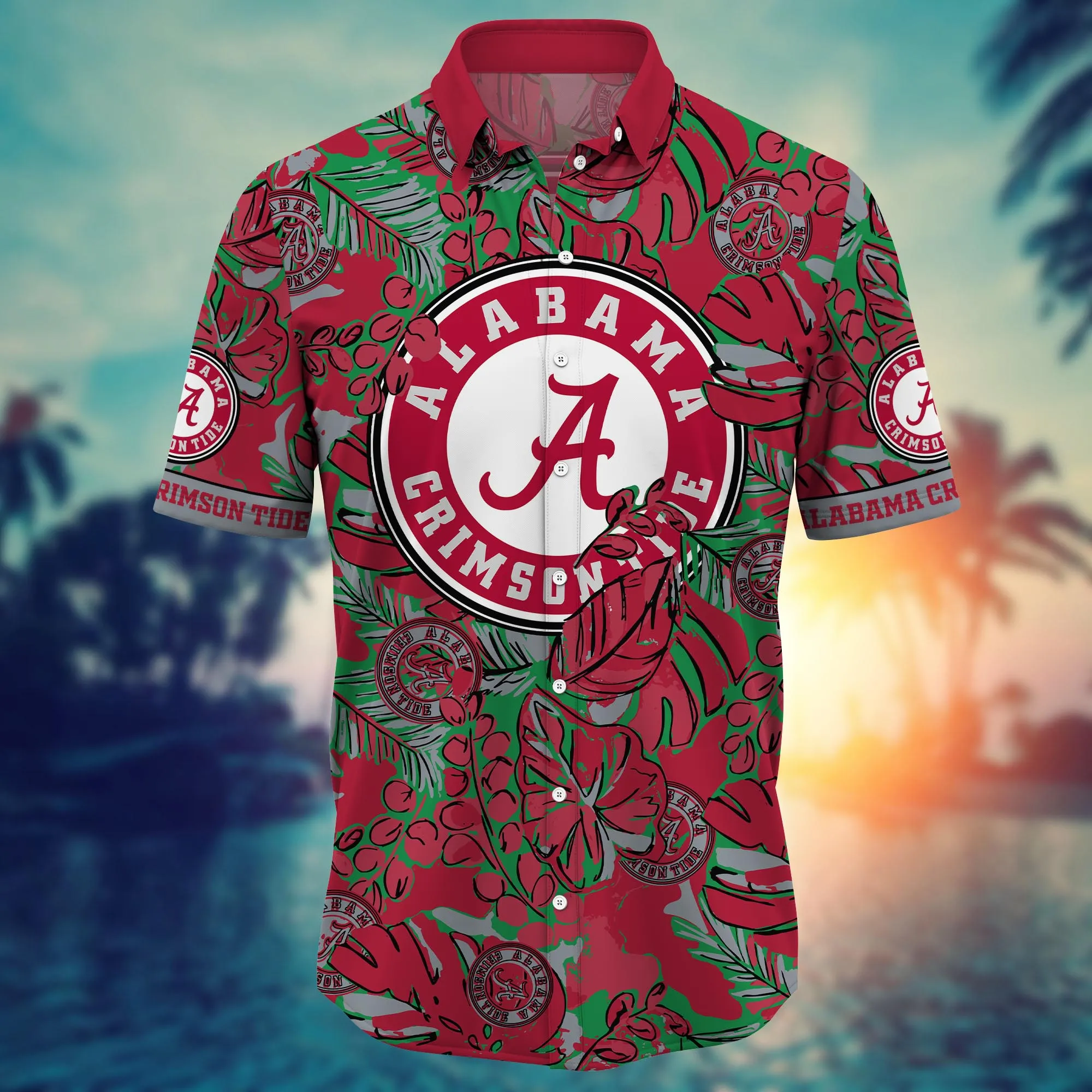 Alabama Crimson Tide NCAA Hawaiian Shirt July Aloha Shirt