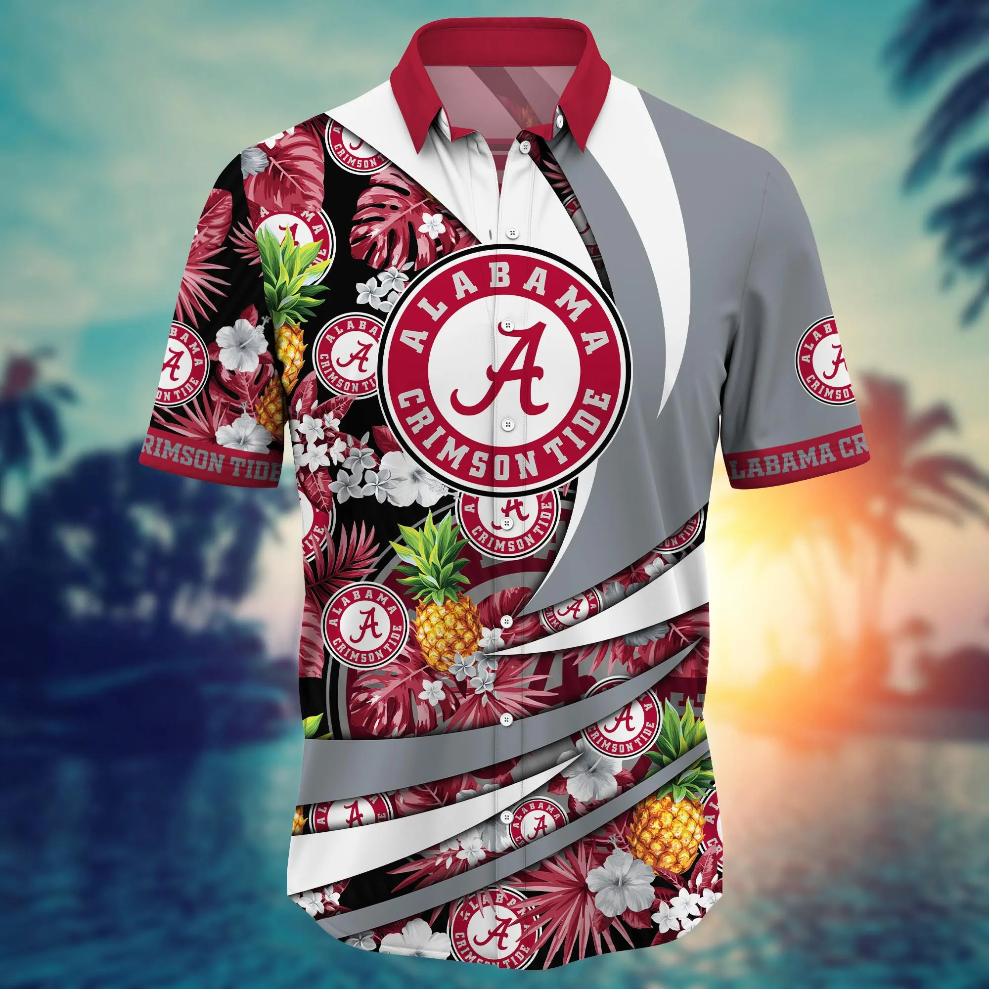 Alabama Crimson Tide NCAA Hawaiian Shirt Mid-Year Aloha Shirt