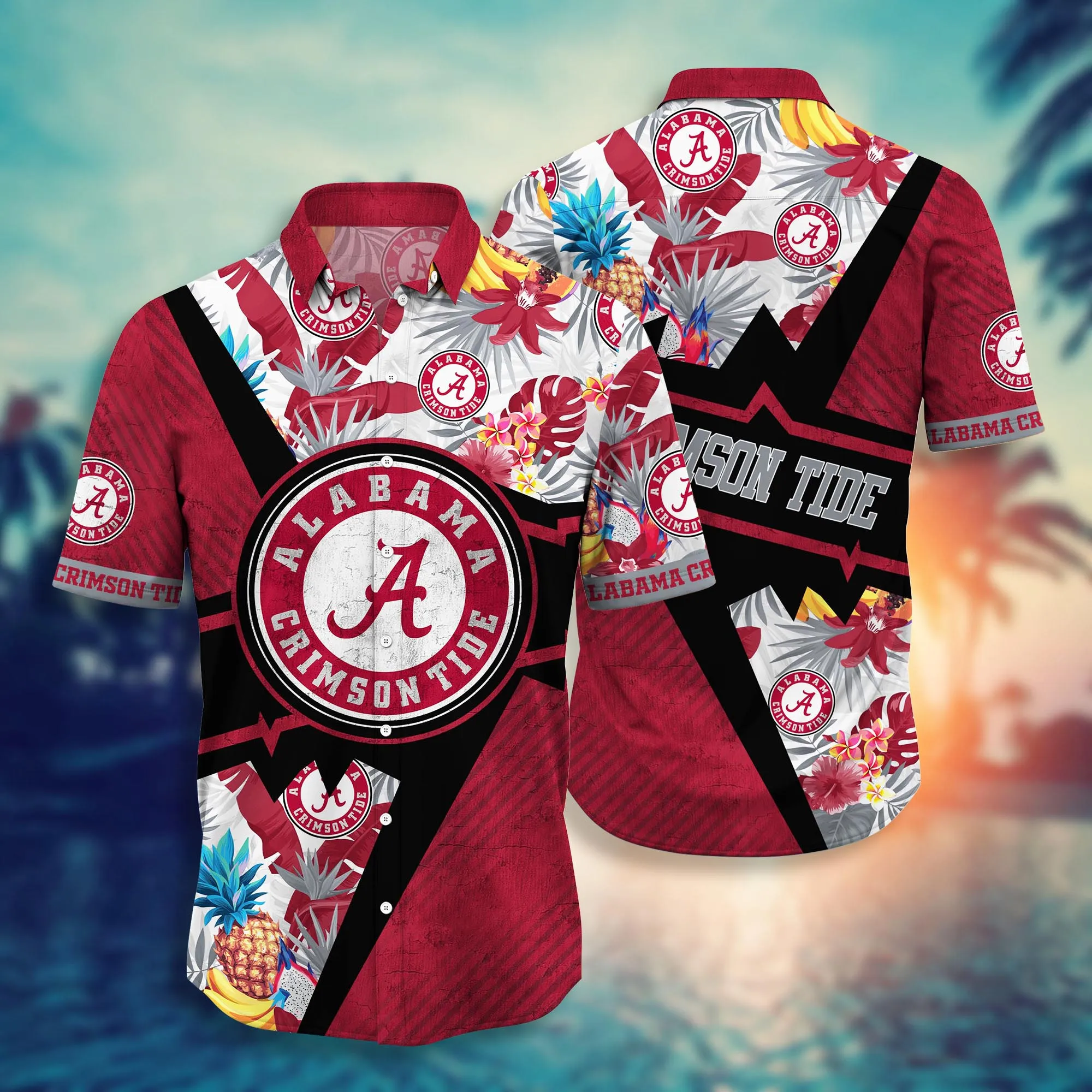 Alabama Crimson Tide NCAA Hawaiian Shirt Summer Fruits Aloha Shirt