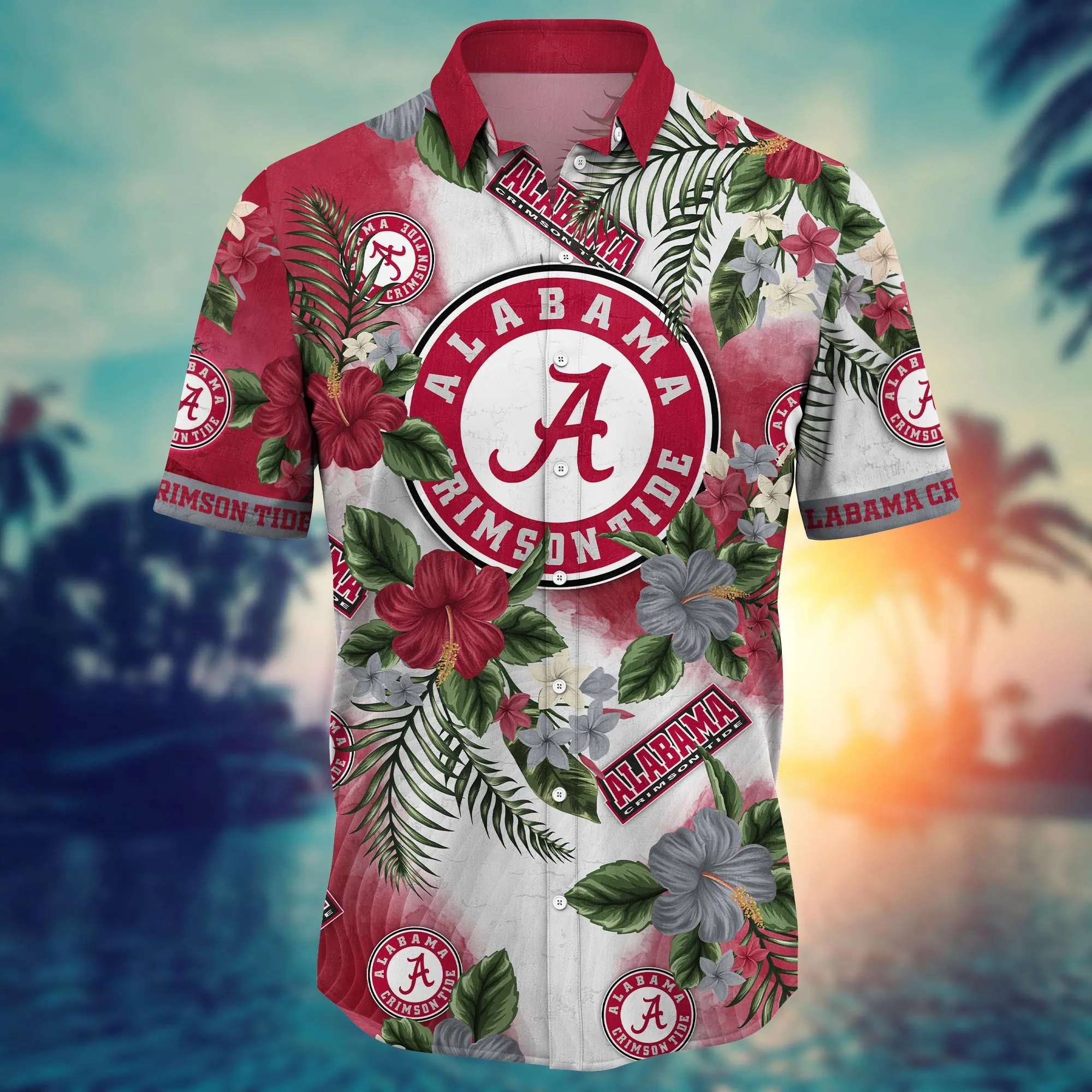 Alabama Crimson Tide NCAA Hawaiian Shirt Summer Fruitstime Aloha Shirt