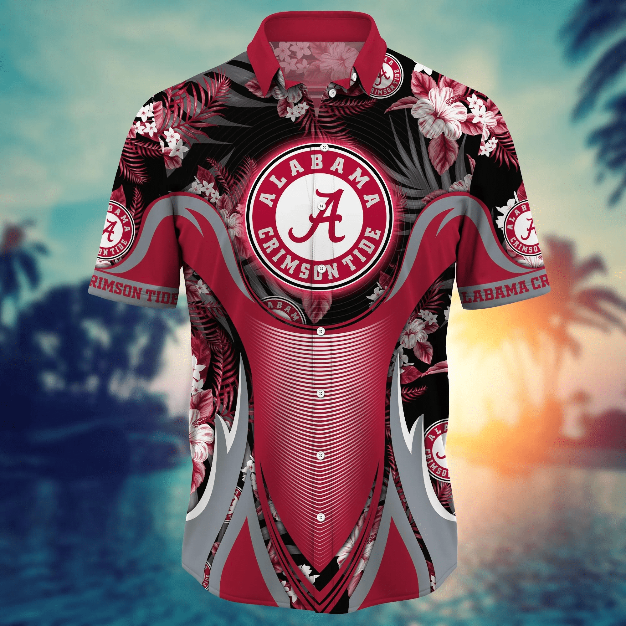 Alabama Crimson Tide NCAA Hawaiian Shirt Sun Dresses Aloha Shirt