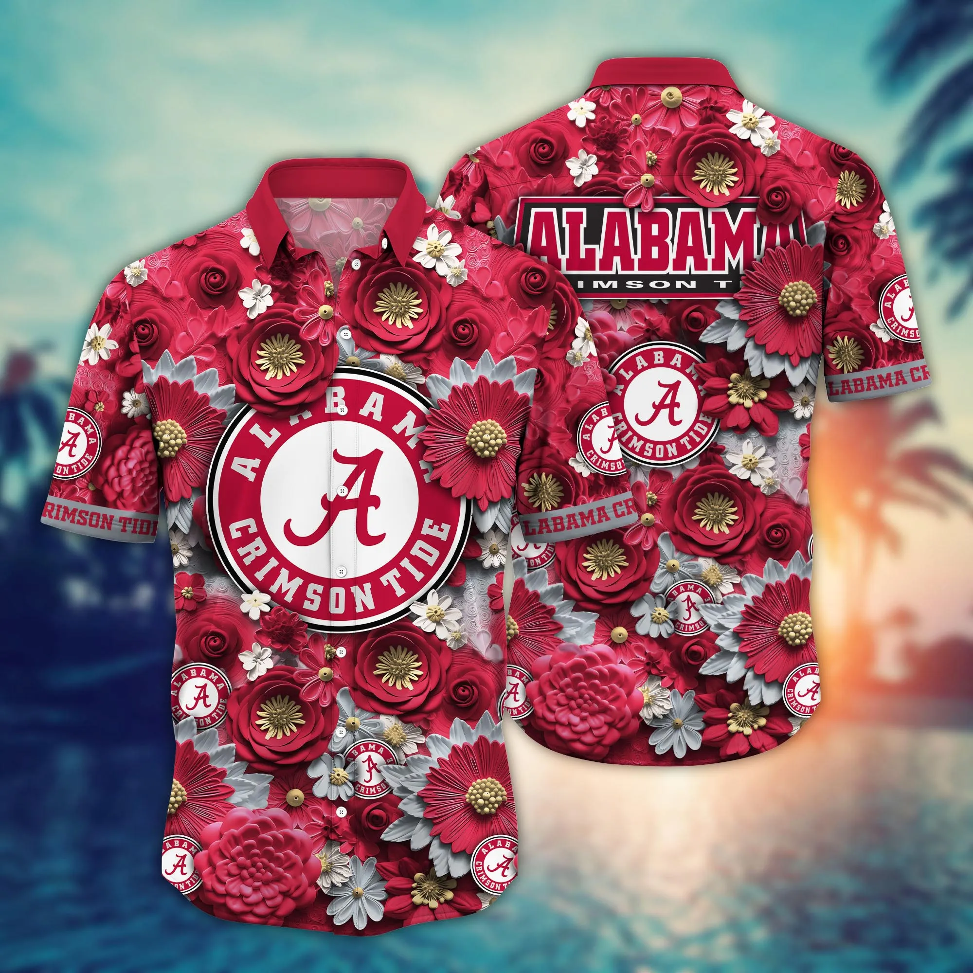 Alabama Crimson Tide NCAA Hawaiian Shirt Trending For This Summer Customize Shirt Any Team Alabama Crimson Tide NCAA Hawaiian Shirt Trending For This Summer Customize Shirt Any Team