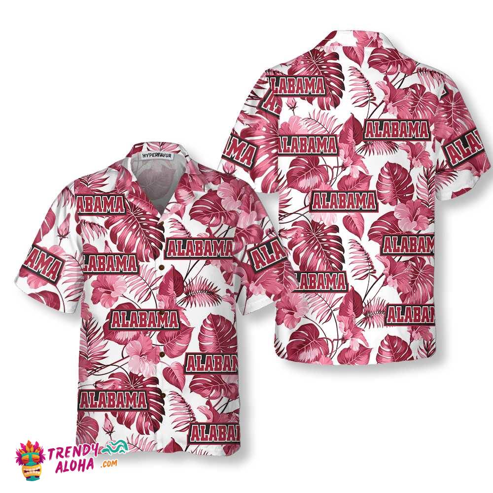 Alabama Usa Hawaiian Shirt, Unique Alabama Shirt, Alabama Collared Shirt For Adults