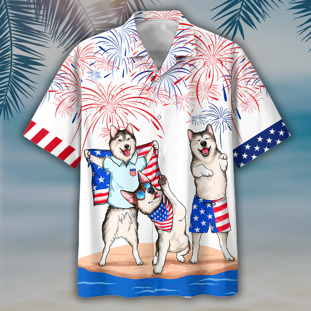 Alaska Trendy Hawaiian Shirt Independence Is Coming, Men’s Usa Patriotic Trendy Hawaiian Shirt