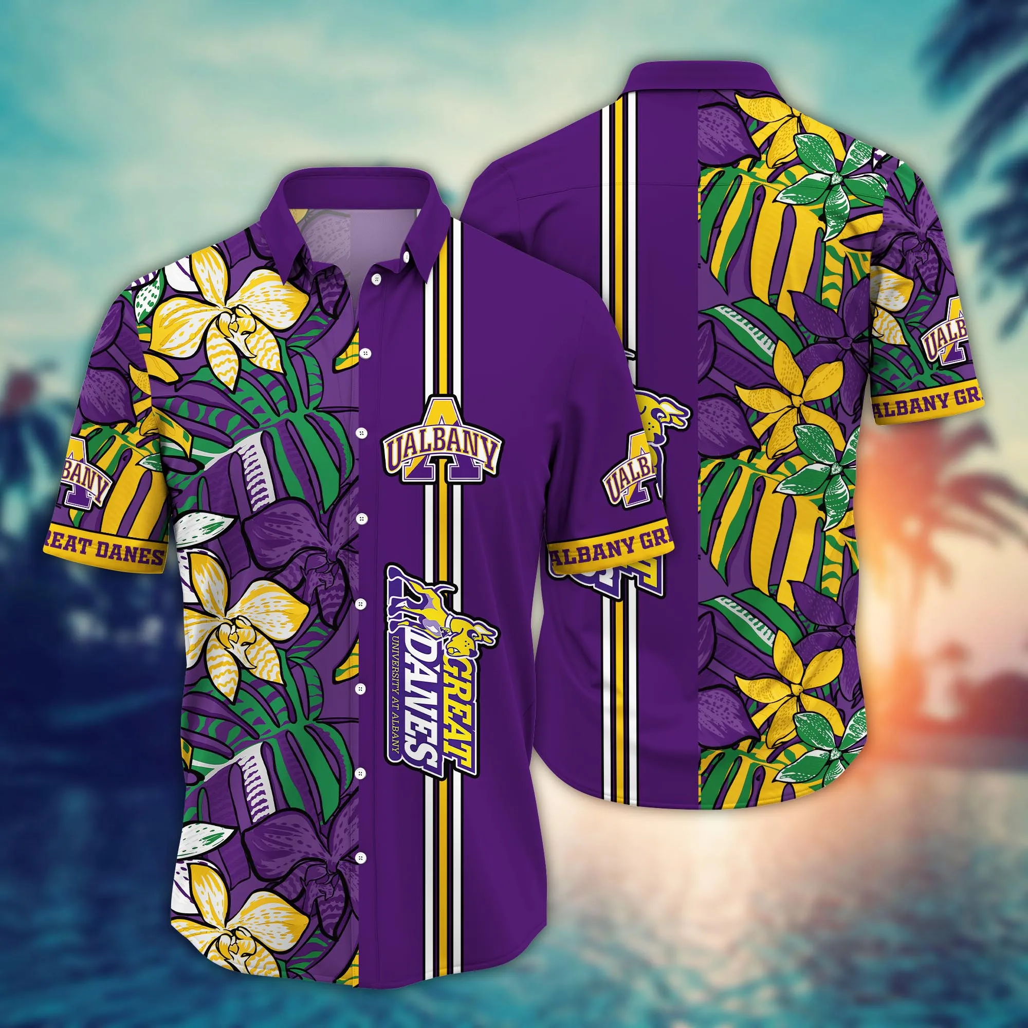 Albany Great Danes NCAA Hawaiian Shirt Mosquito Bites Aloha Shirt Albany Great Danes NCAA Hawaiian Shirt Mosquito Bites Aloha Shirt