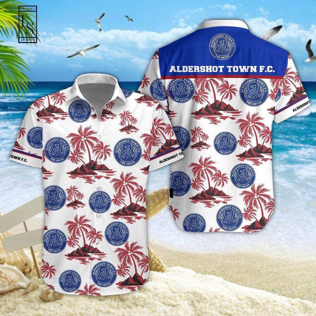 Aldershot Soccer Team’s Presence on Stylish Hawaiian Shirt