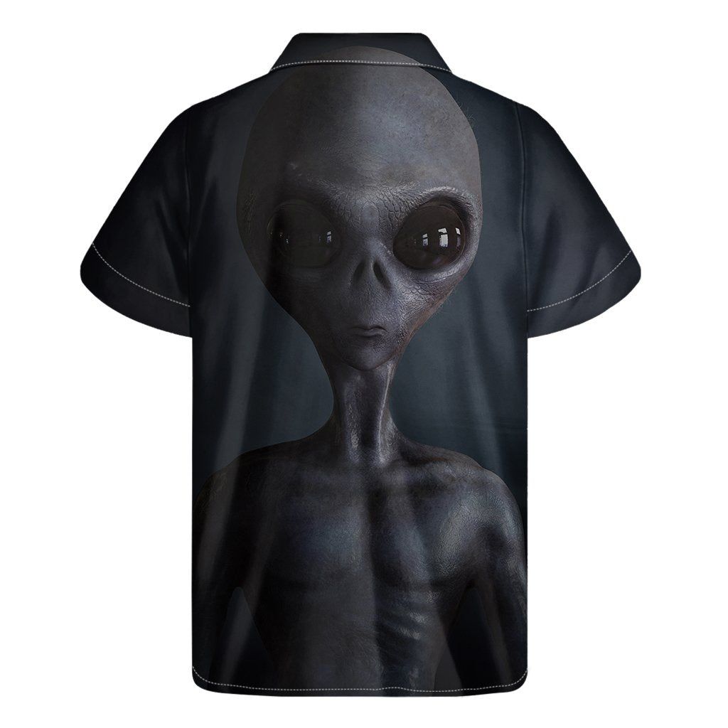 Alien Hawaii Shirt Scary Grey Alien Hawaiian Shirt Alien Aloha Shirt