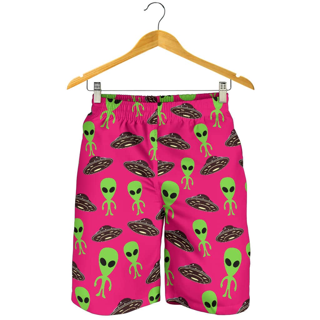 Alien Pattern Print Design 03 For Men Women Kid Shorts