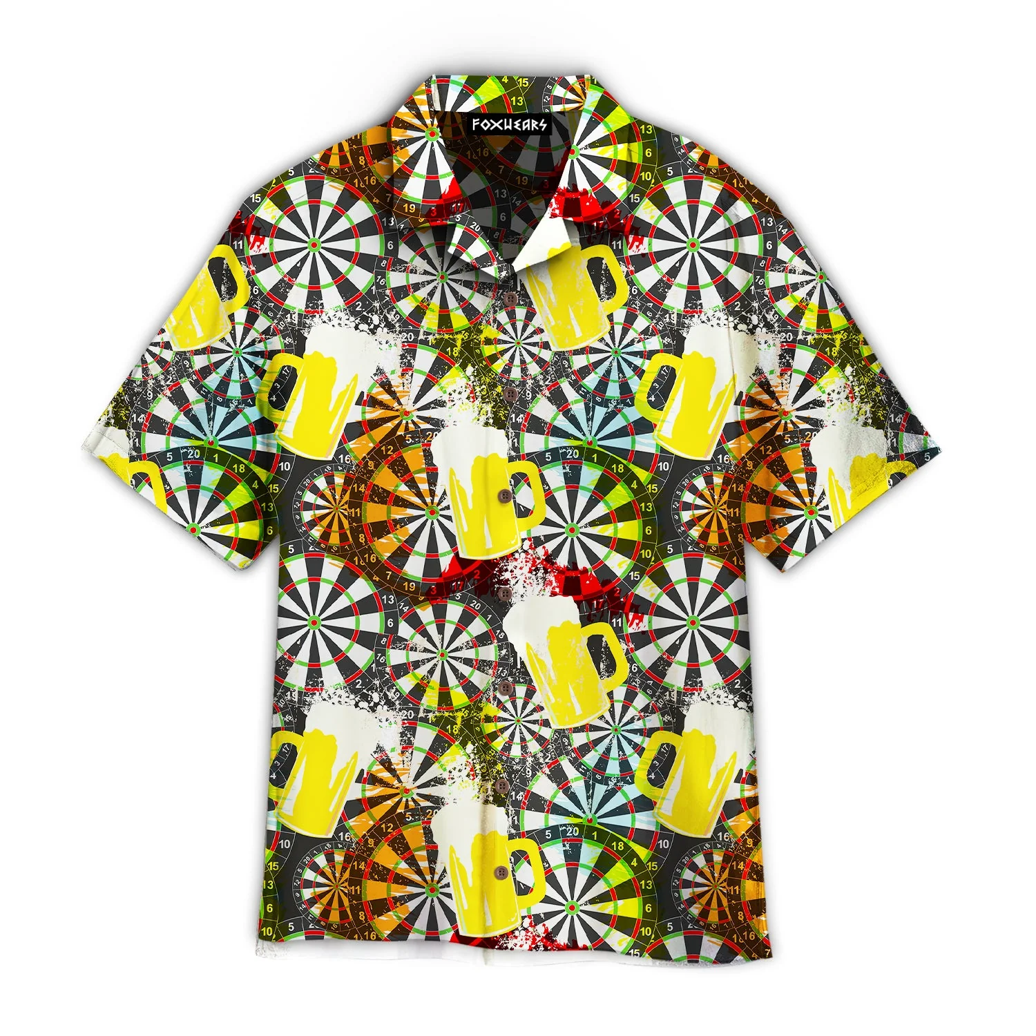 All I Want To Do Is Darts And Beer Hawaiian Shirt