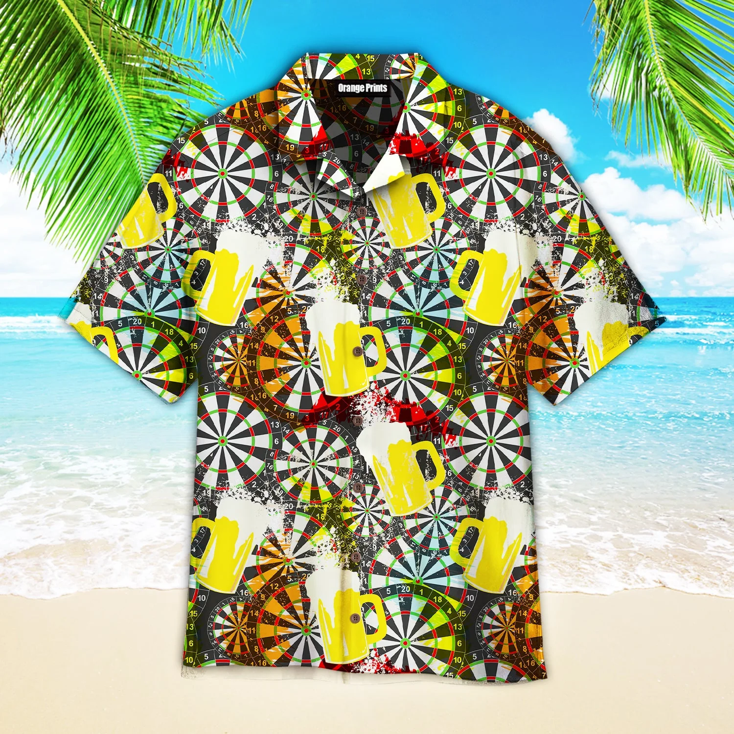 All I Want To Do Is Darts And Beer Trendy Hawaiian Shirt