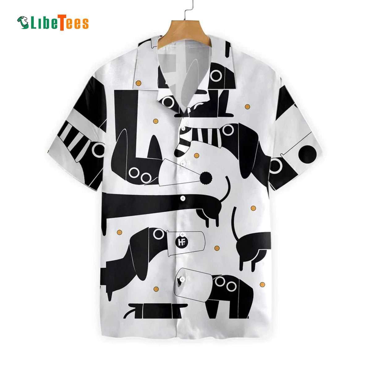 All My Dog Dachshund Pattern Trendy Hawaiian Shirt, Dog Trendy Hawaiian Shirt Perfect Gifts For Your Loved Ones