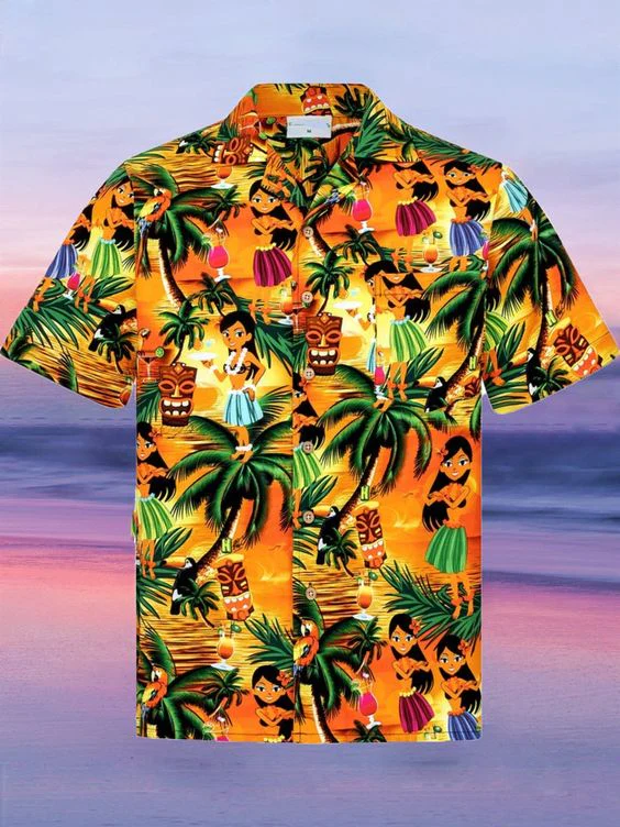 Aloha Tiki Design Elevates this Hawaiian Shirt