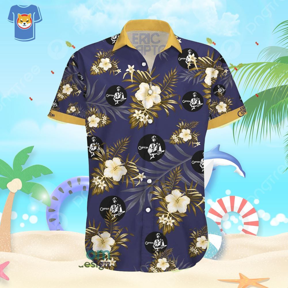 Aloha Tropical Flower Eric Clapton Hawaiian Shirt