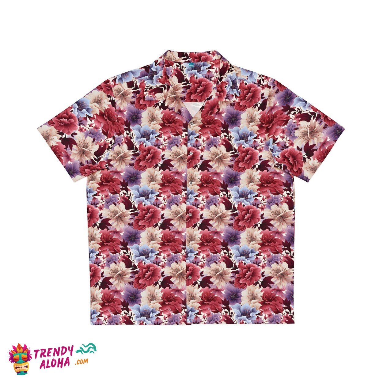 Aloha Vibes Universal Floral Hawaiian Summer Tee Tropical Shirt