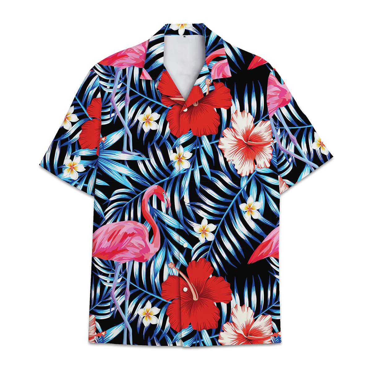 Aloha Vibrance Men’S Hawaiian Shirt Merging Sunset Tropics Island Scents
