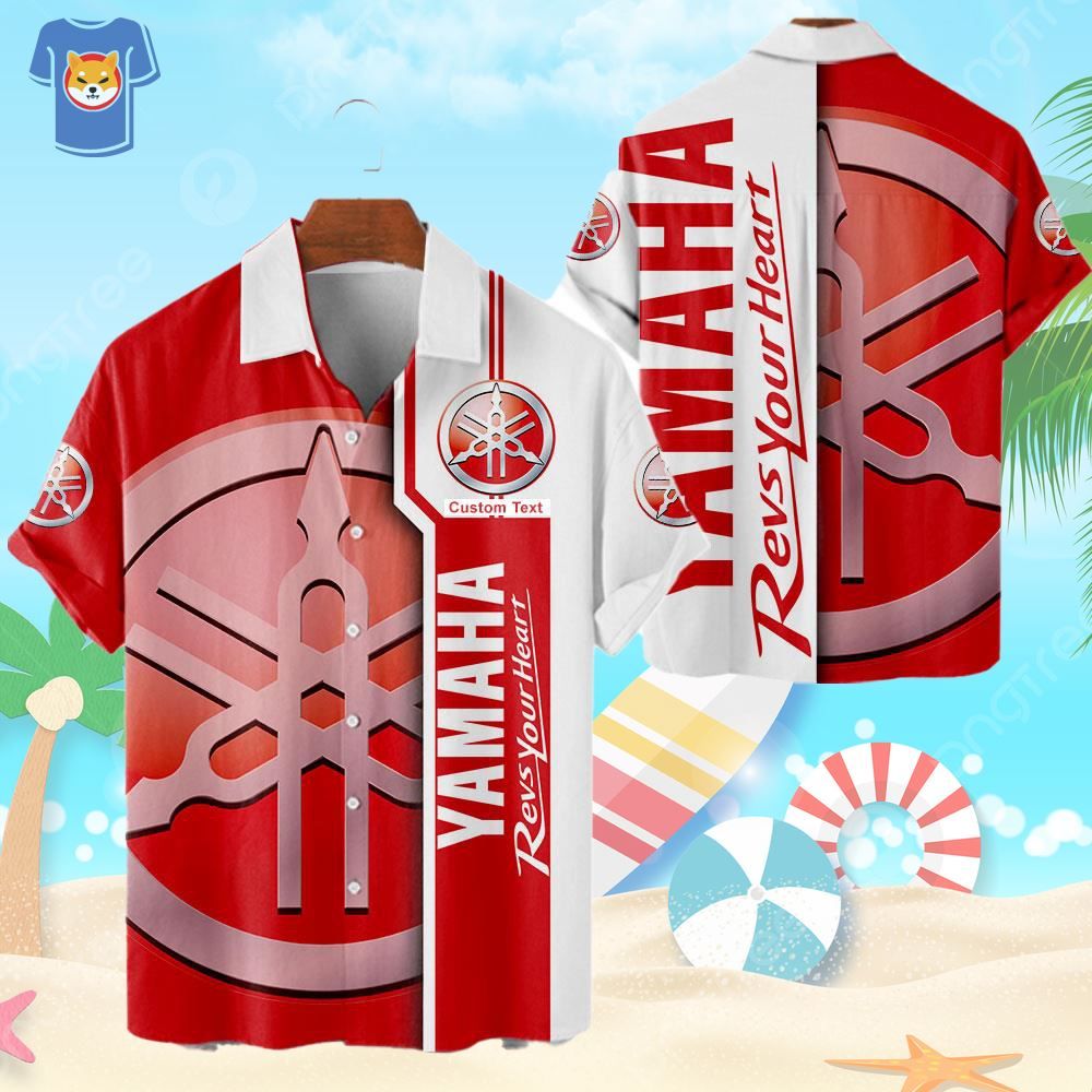 Aloha Yamaha Personalized Name Funny Vehicle Hawaiian Shirt For Men And Women
