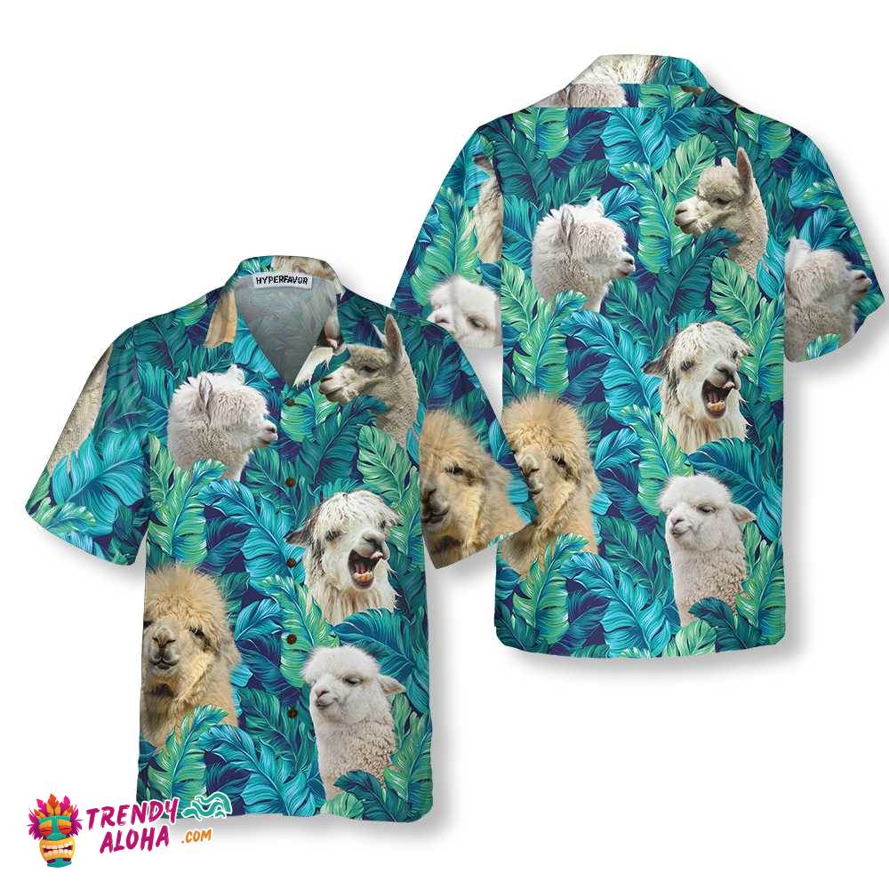 Alpaca Lover V2 Hawaiian Shirt, Funny Alpaca Shirt For Men & Women