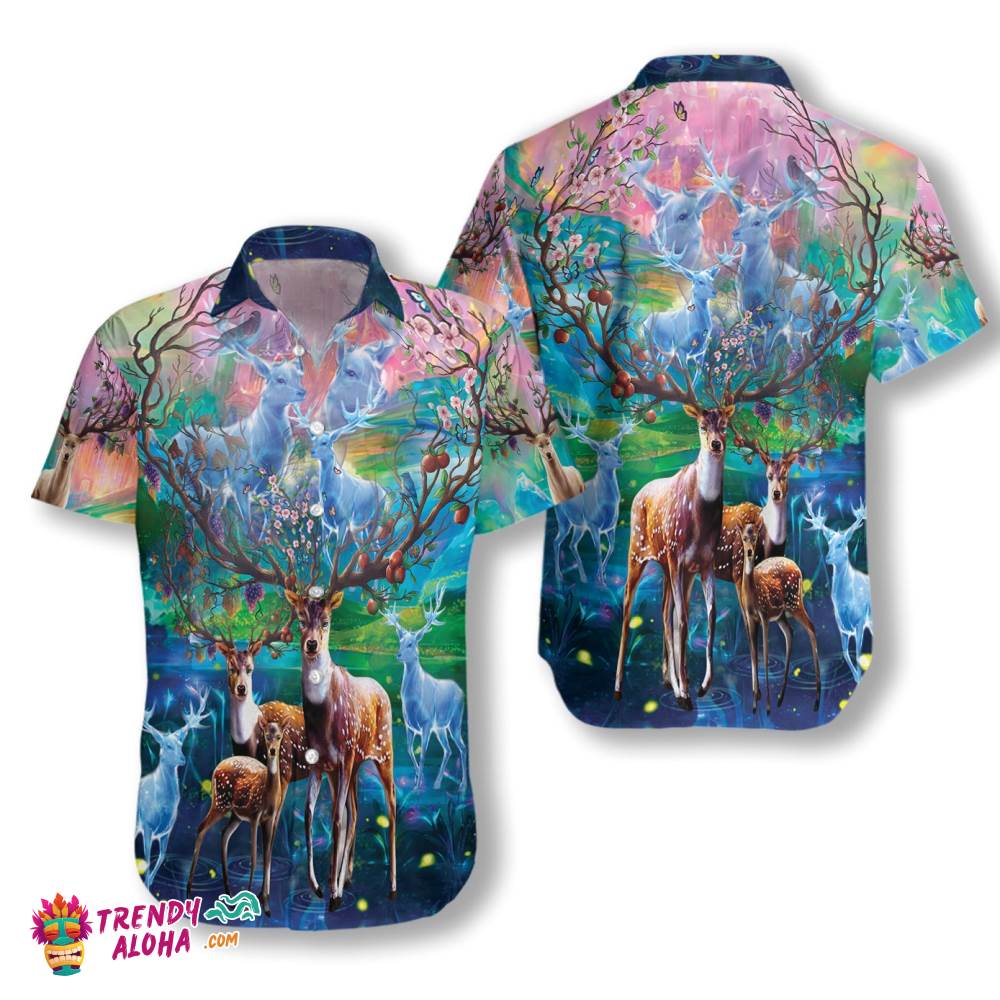 Amazing Deer Hawaiian Shirt