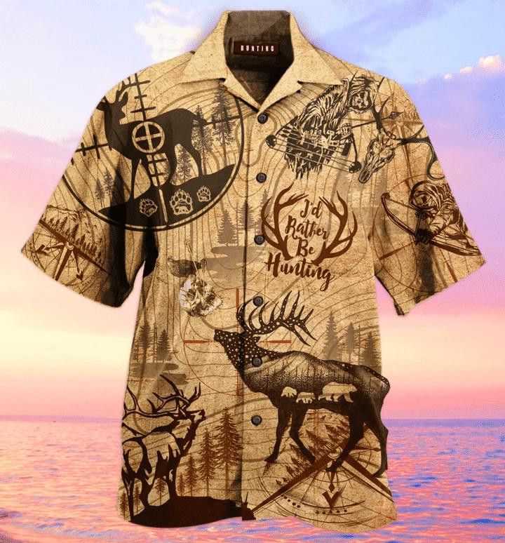 Amazing Hunting Deer Aloha Trendy Hawaiian Shirts For Men & For Women