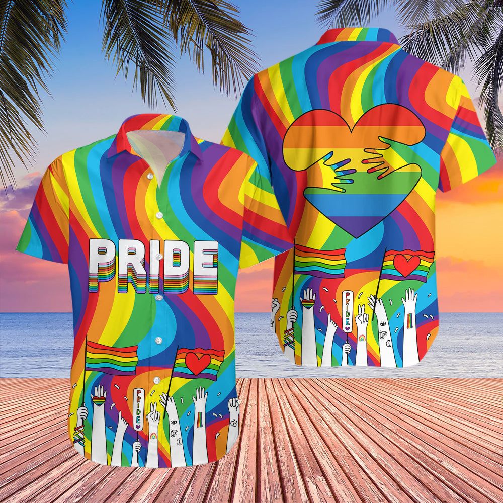 Amazing Lgbt Pride Month Aloha Hawaiian Shirts For Men & For Women |
