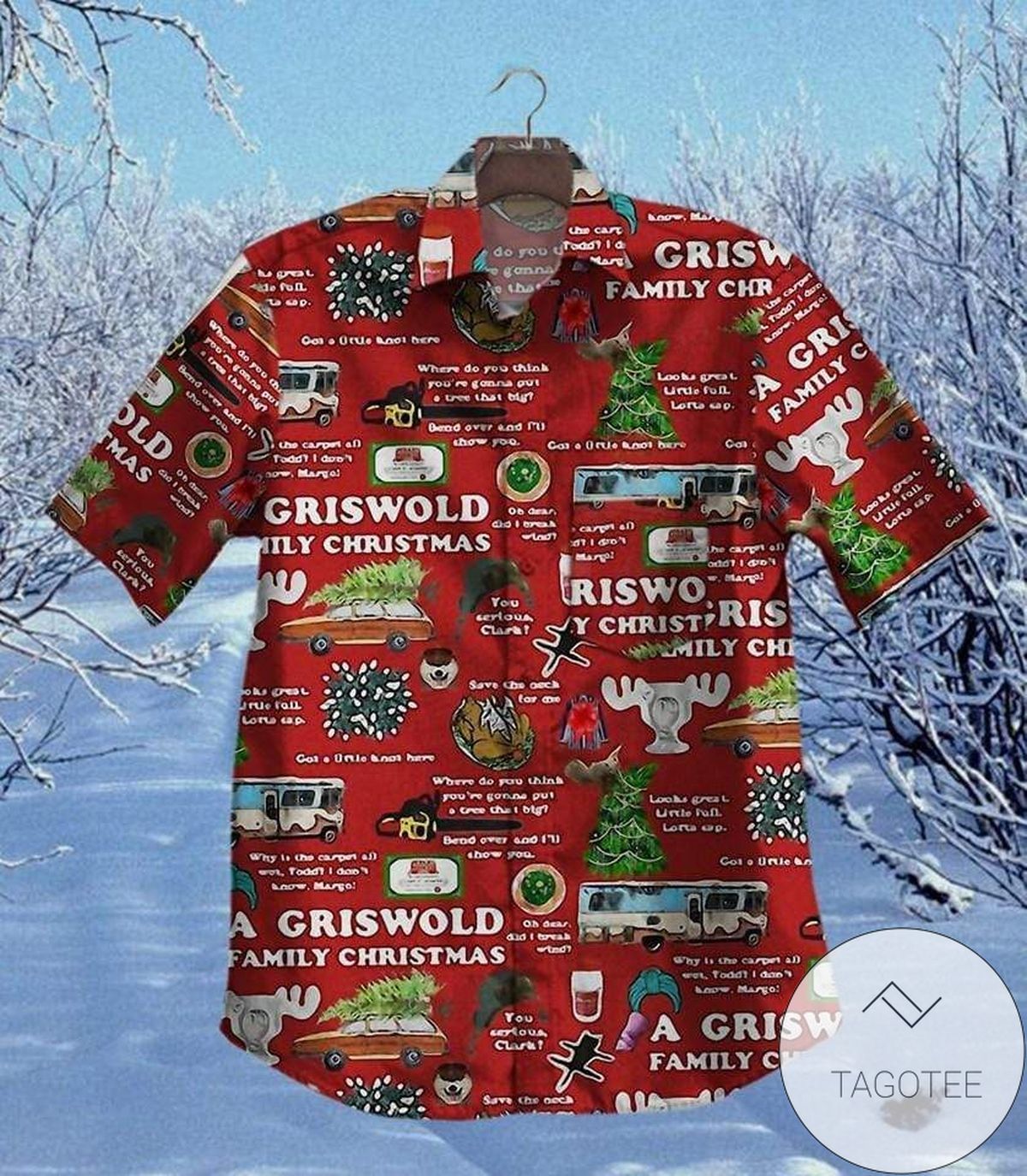 Amazing Merry Christmas Red Unisex Hawaiian Shirts