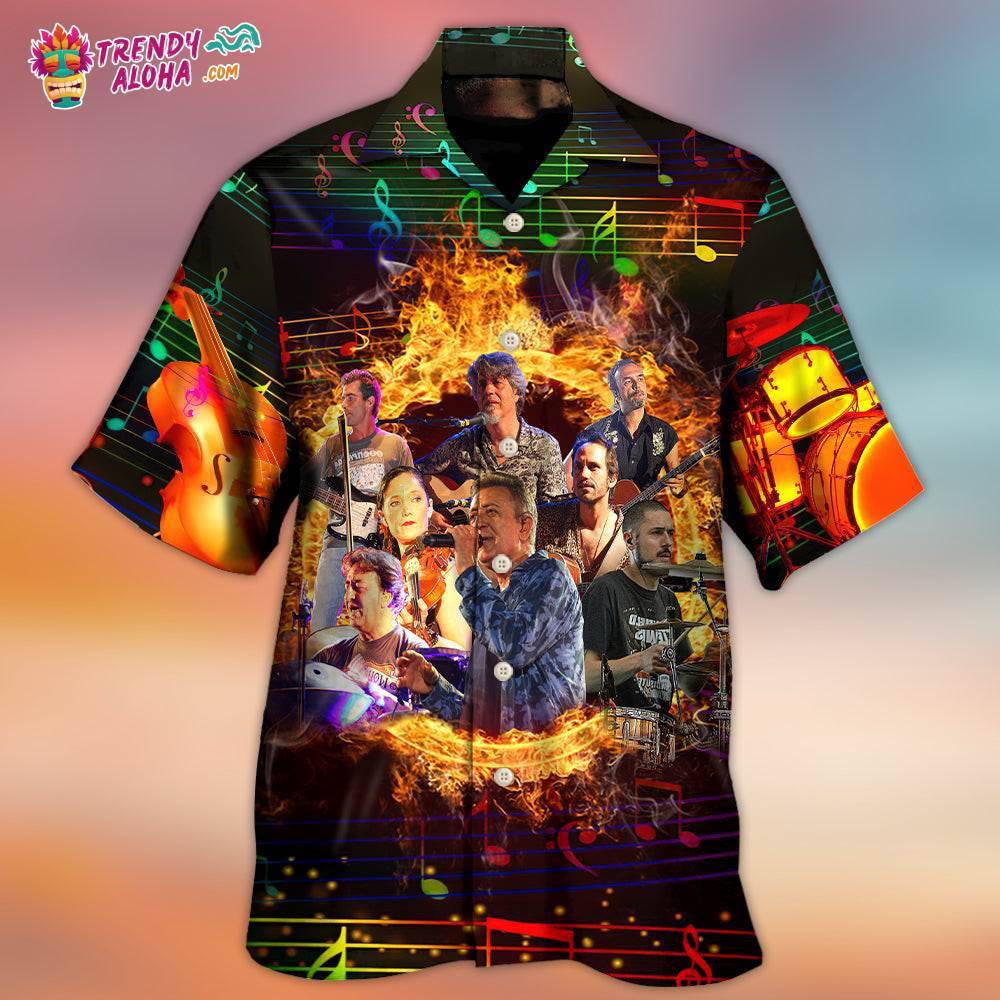 Amazing Musicians With Instrument Hawaiian Shirt – Trendy Aloha