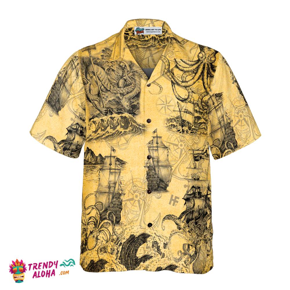 Amazing Octopus Hawaiian Shirt Amazing Octopus Hawaiian Shirt