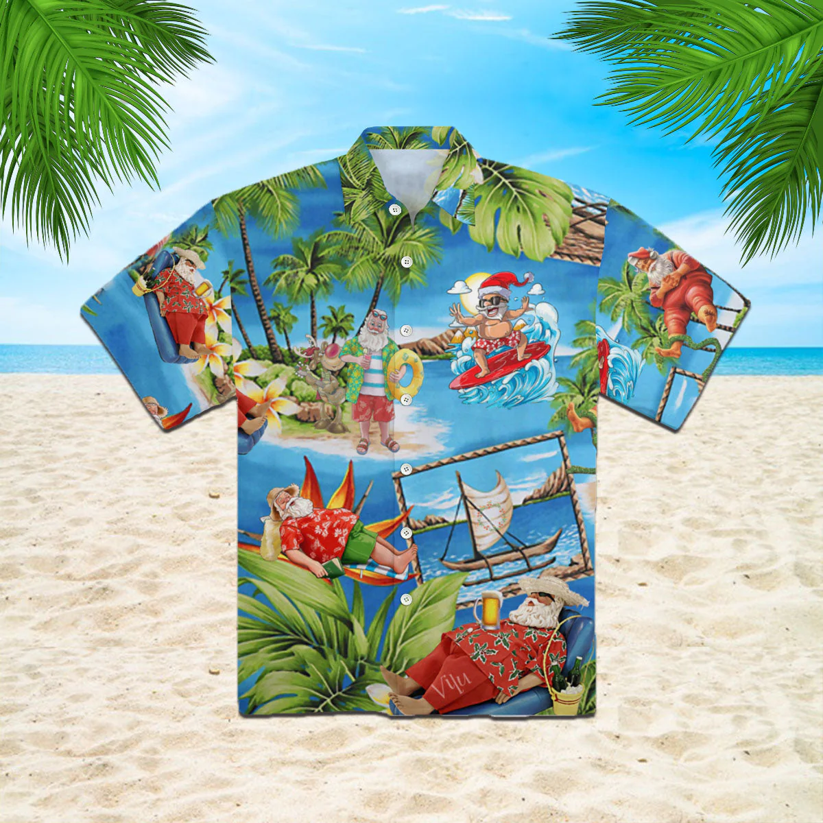 Amazing Santa Claus Trendy Hawaiian Shirt