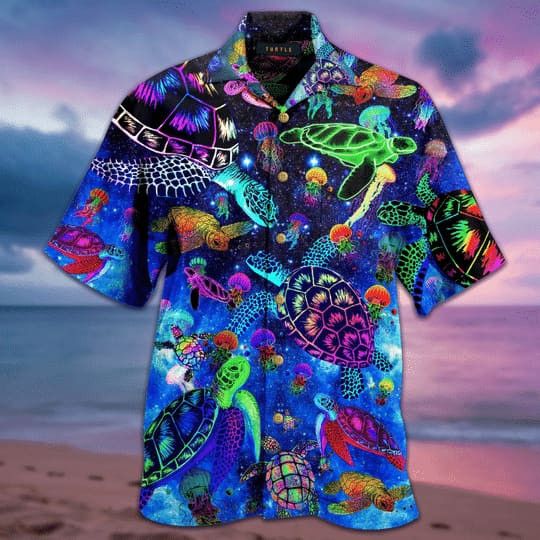 Amazing Sea Turtle Christmas Trendy Hawaiian Shirt, Turtle Lover Trendy Hawaiian Shirt For