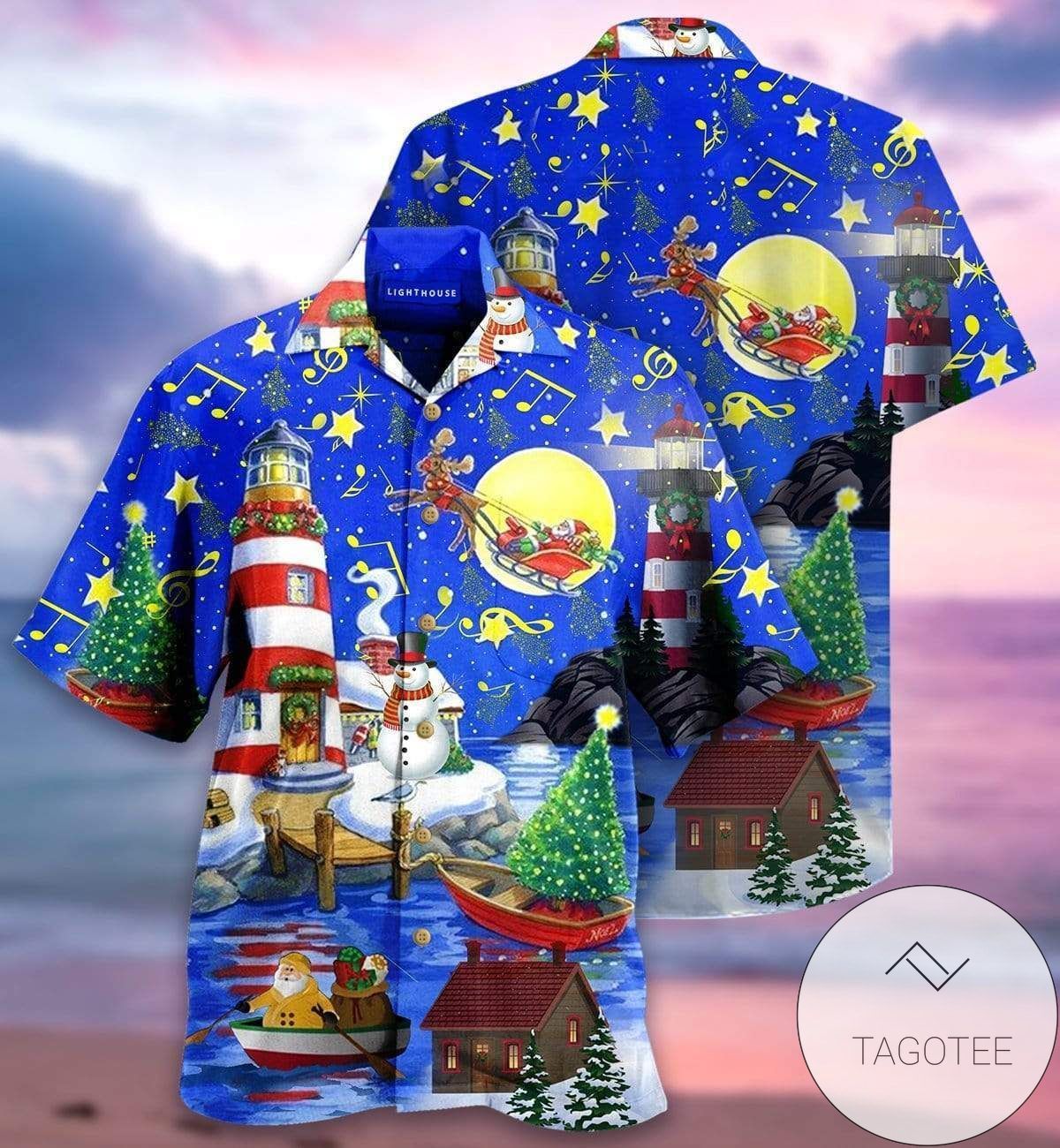 Amazing Sky In Christmas Day Santa Claus Hawaiian Shirts
