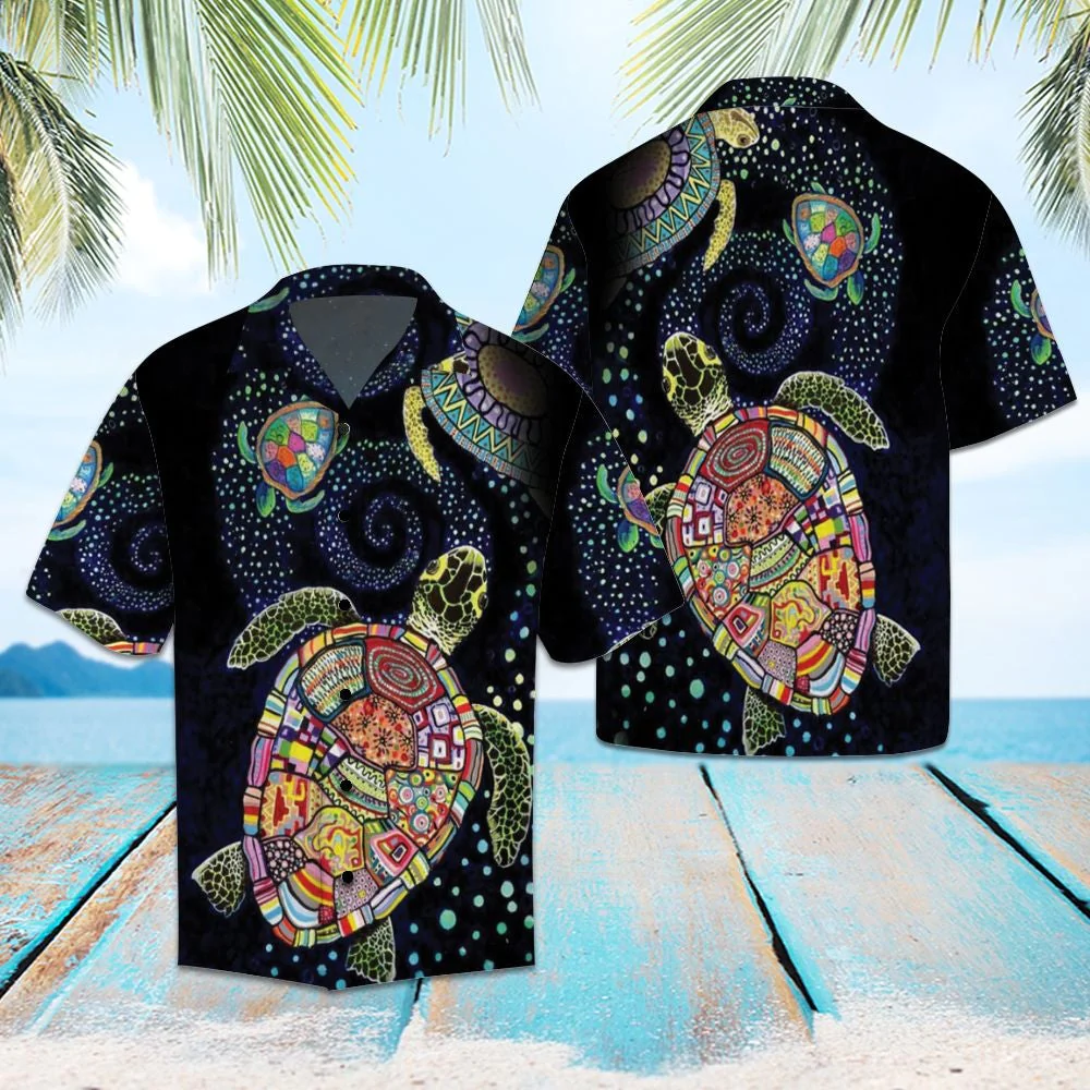 Amazing Turtle Trendy Hawaiian Shirt, Turtle Lover Trendy Hawaiian Shirt For