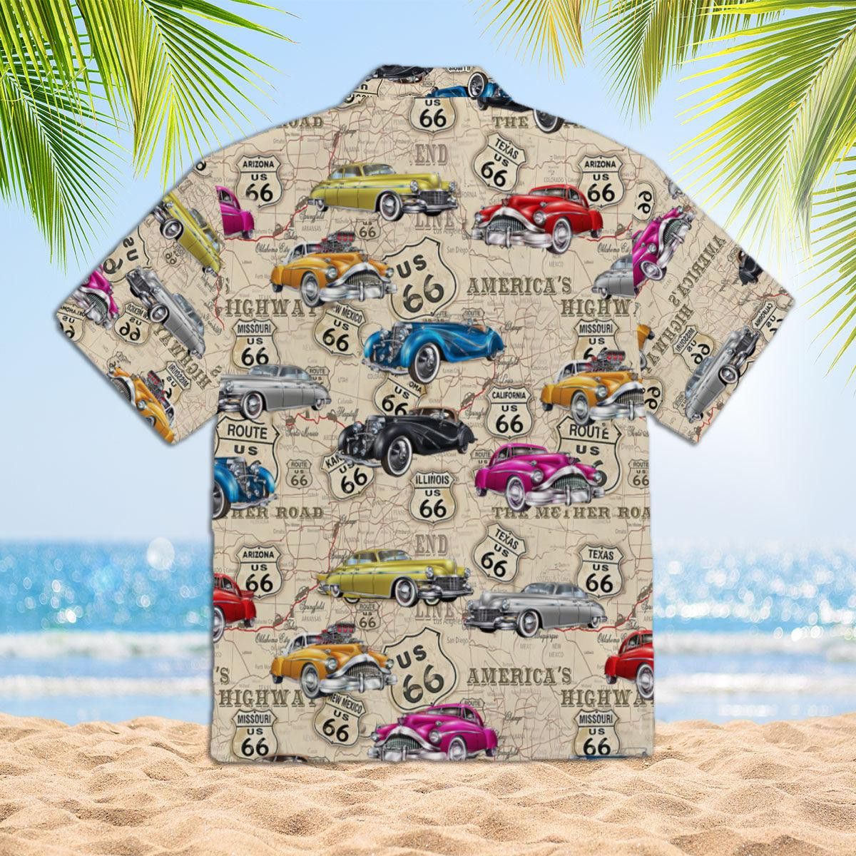 Amazing Vintage Retro Muscle Car Trendy Hawaiian Shirt