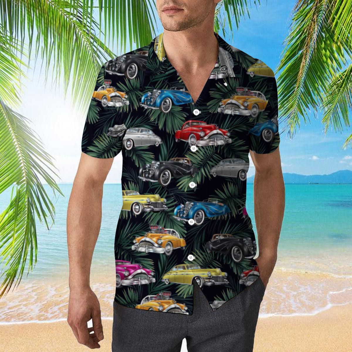 Amazing Vintage Retro Muscle Car Trendy Hawaiian Shirt Amazing Vintage Retro Muscle Car Trendy Hawaiian Shirt