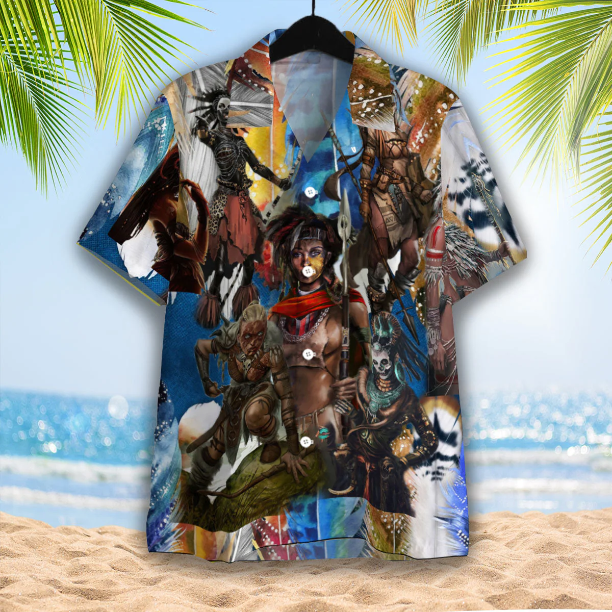 Amazon Ancient World Women Warrior Hawaiian Shirt