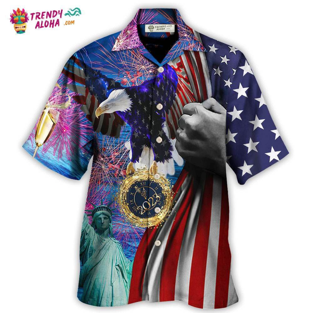 America 2023 New Year America Hawaiian Shirt – Trendy Aloha America 2023 New Year America Hawaiian Shirt – Trendy Aloha