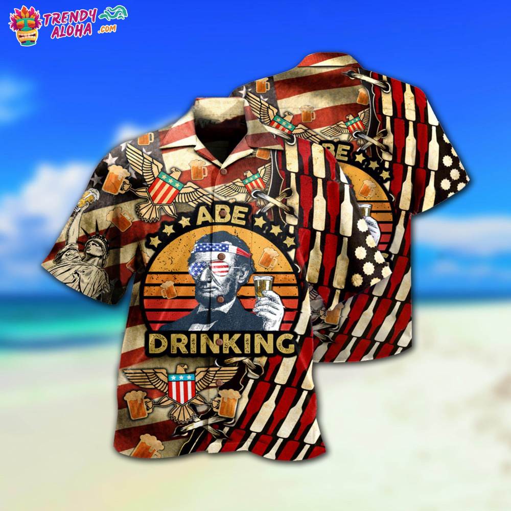 America Abe Patriotism America Hawaiian Shirt – Trendy Aloha
