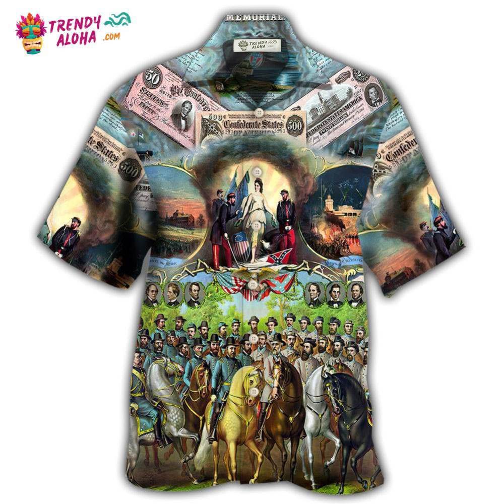 America Civil War Hawaiian Shirt – Trendy Aloha America Civil War Hawaiian Shirt – Trendy Aloha
