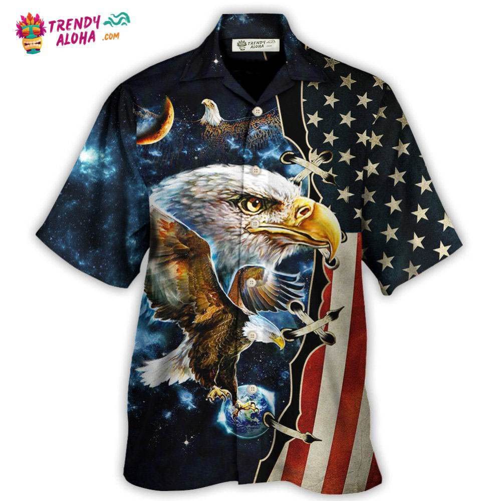 America Eagle Amazing Galaxy Hawaiian Shirt – Trendy Aloha America Eagle Amazing Galaxy Hawaiian Shirt – Trendy Aloha