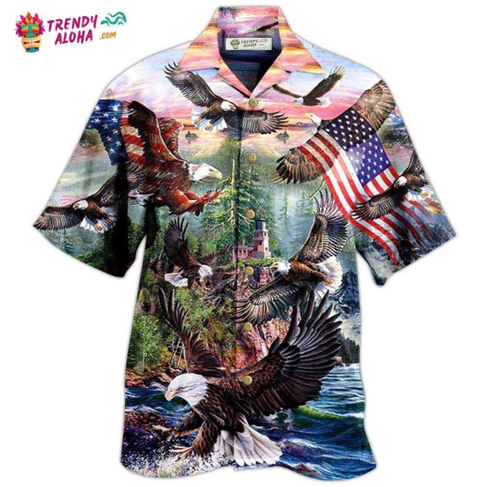 America Eagle Spirit Of America Hawaiian Shirt – Trendy Aloha