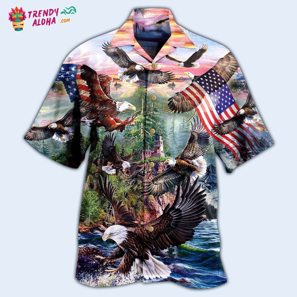 America Eagle Spirit Of America Hawaiian Shirt – Trendy Aloha