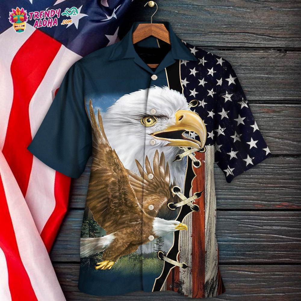 America Eagle Wildlife Faith Hawaiian Shirt – Trendy Aloha