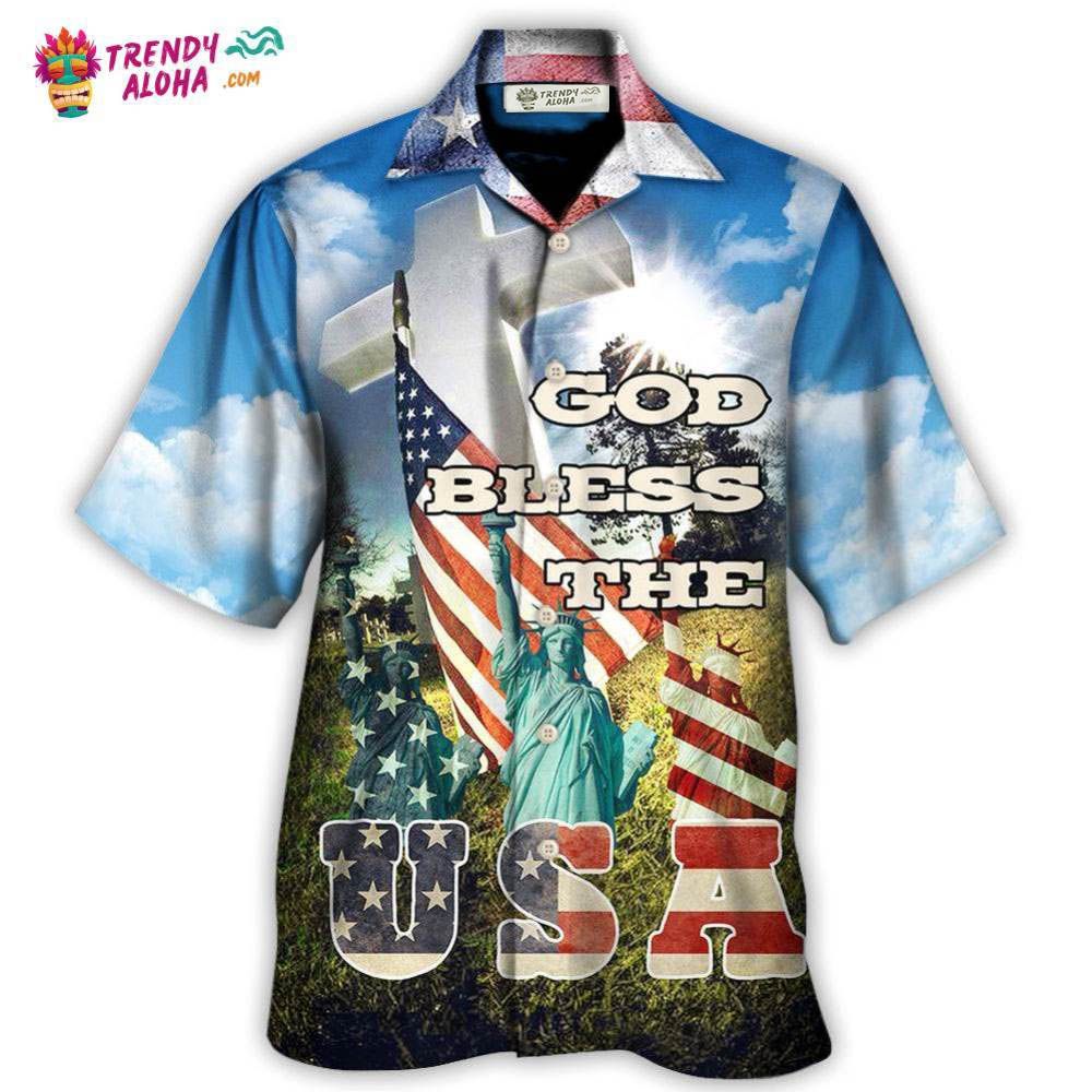 America God Bless America Hawaiian Shirt – Trendy Aloha America God Bless America Hawaiian Shirt – Trendy Aloha