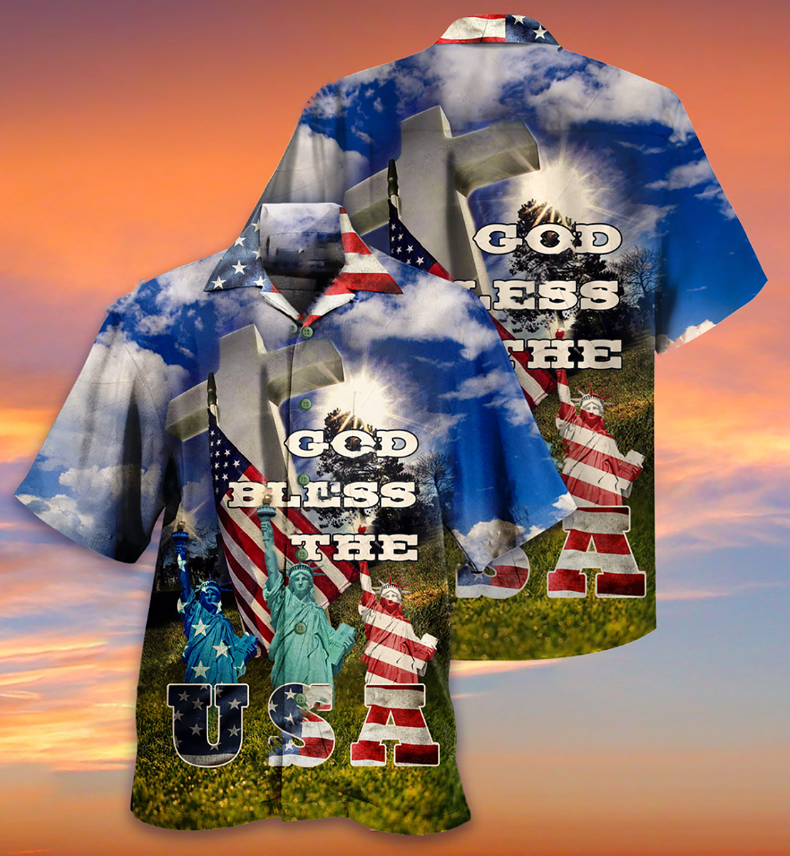 America God Hawaiian Shirt | For Men & Women |