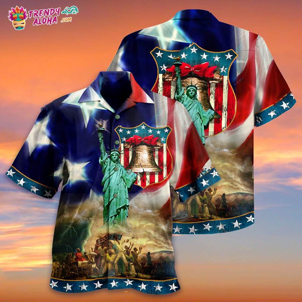 America Happy Day Freedom America Hawaiian Shirt – Trendy Aloha