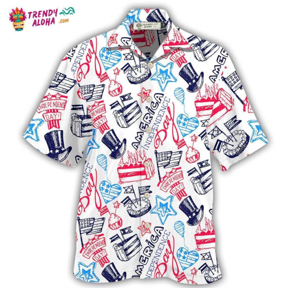 America Independence Day Art Style Hawaiian Shirt – Trendy Aloha America Independence Day Art Style Hawaiian Shirt – Trendy Aloha