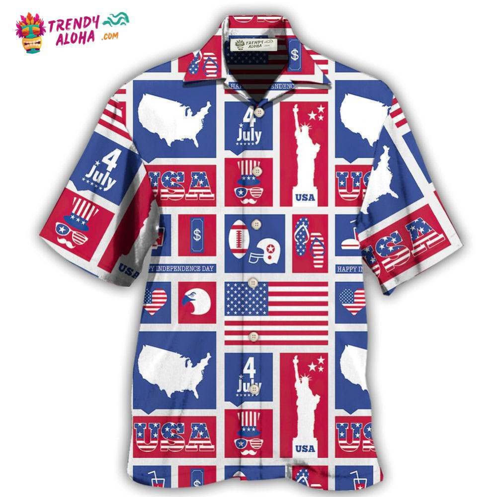 America Independence Day Happy America Hawaiian Shirt – Trendy Aloha America Independence Day Happy America Hawaiian Shirt – Trendy Aloha