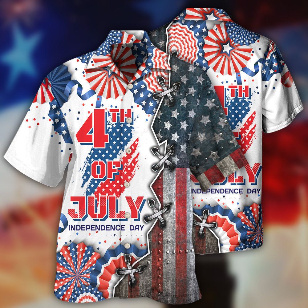 America Independence Day Happy Day Hawaiian Shirt