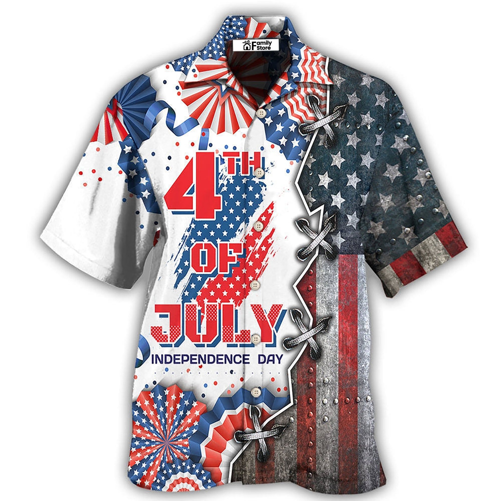 America Independence Day Happy Day Hawaiian Shirt America Independence Day Happy Day Hawaiian Shirt