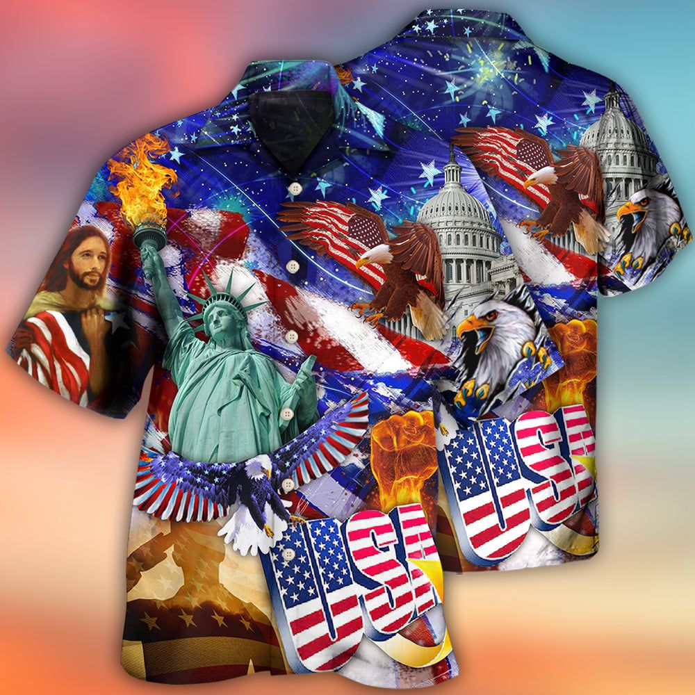 America Independence Day Hawaiian Shirt