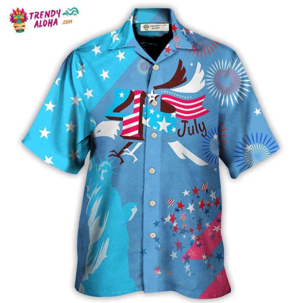 America Independence Happy Day Fourth Of July Hawaiian Shirt – Trendy Aloha America Independence Happy Day Fourth Of July Hawaiian Shirt – Trendy Aloha